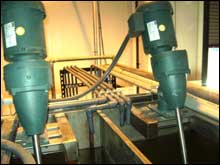 Dual Chamber Chemical Reaction Tank