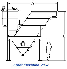 Clarifier Front Elevation View