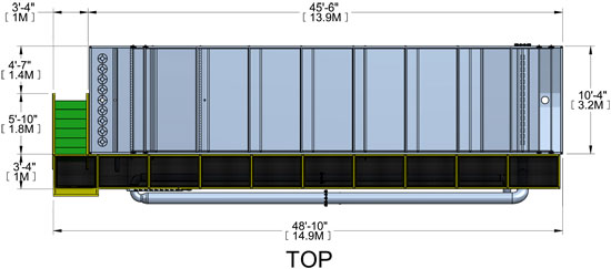 DAF V Series System - Model 1045 Top View