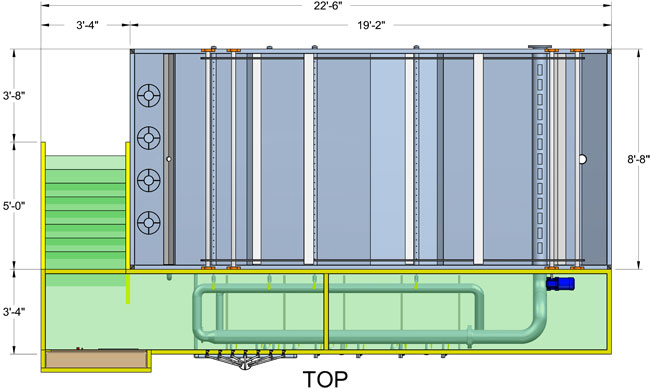 DAF V Series System - Model 818 Top View