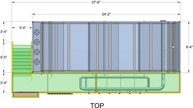 DAF V Series System - Model 824 Top View