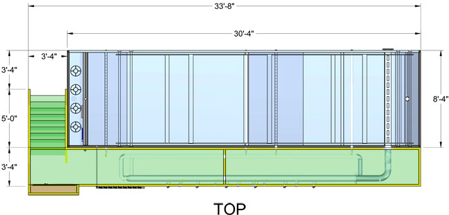 DAF V Series System - Model 830 Top View