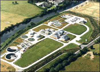 Traditional Wastewater Treatment Plant